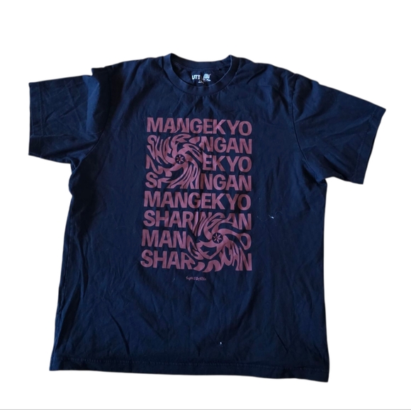 Uniqlo Other - Uniqlo NARUTO UT Sasuke Uchiha Sharingan Graphic T-Shirt Size XL